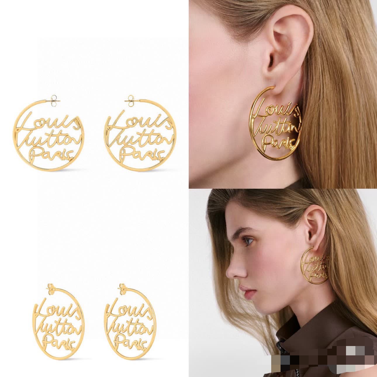Louis Vuitton Paris Earrings